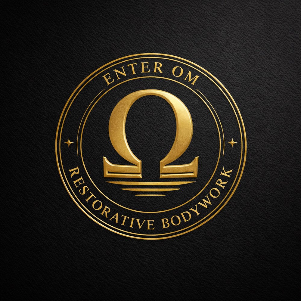 Enter Om Restorative Bodywork by Carlos Logo