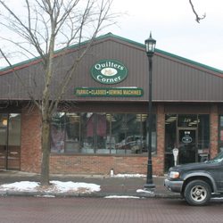 Quilters Corner - Street view of Quilters Corner. Free parking in the rear of the building.