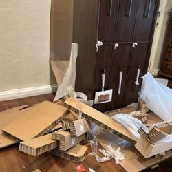 Costco Wholesale - packing material left by delivery people