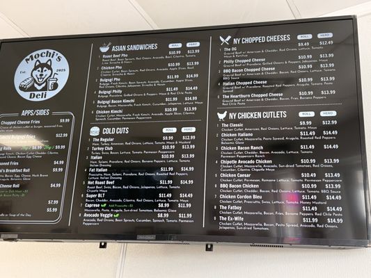 Menu photo 2 Mochi’s Deli Charlotte, NC Menu photo 2 Mochi’s Deli Charlotte, NC