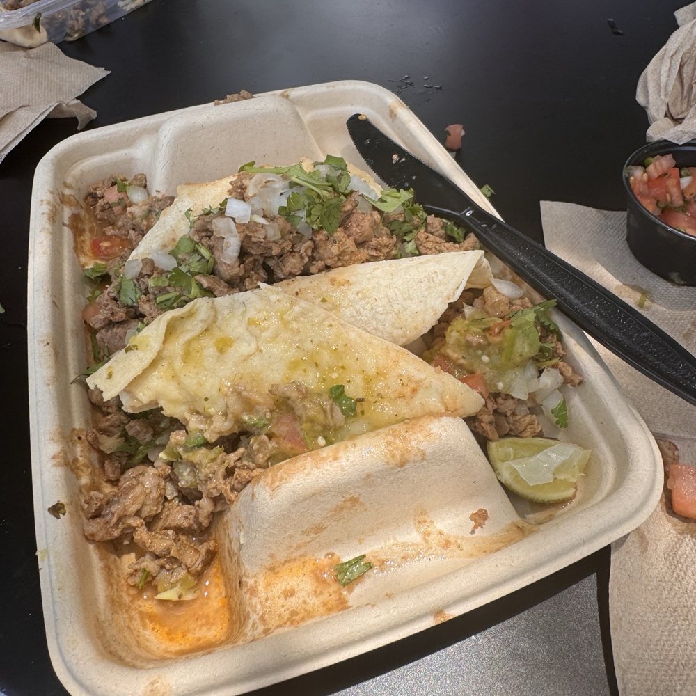 Port 27 - Three Carne Asada tacos. - Burgers Near Me - Haines City, Florida