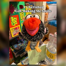 The Collection - A charming puppet from The Collection in Vermont brings smiles with his wonderfully goofy expression...