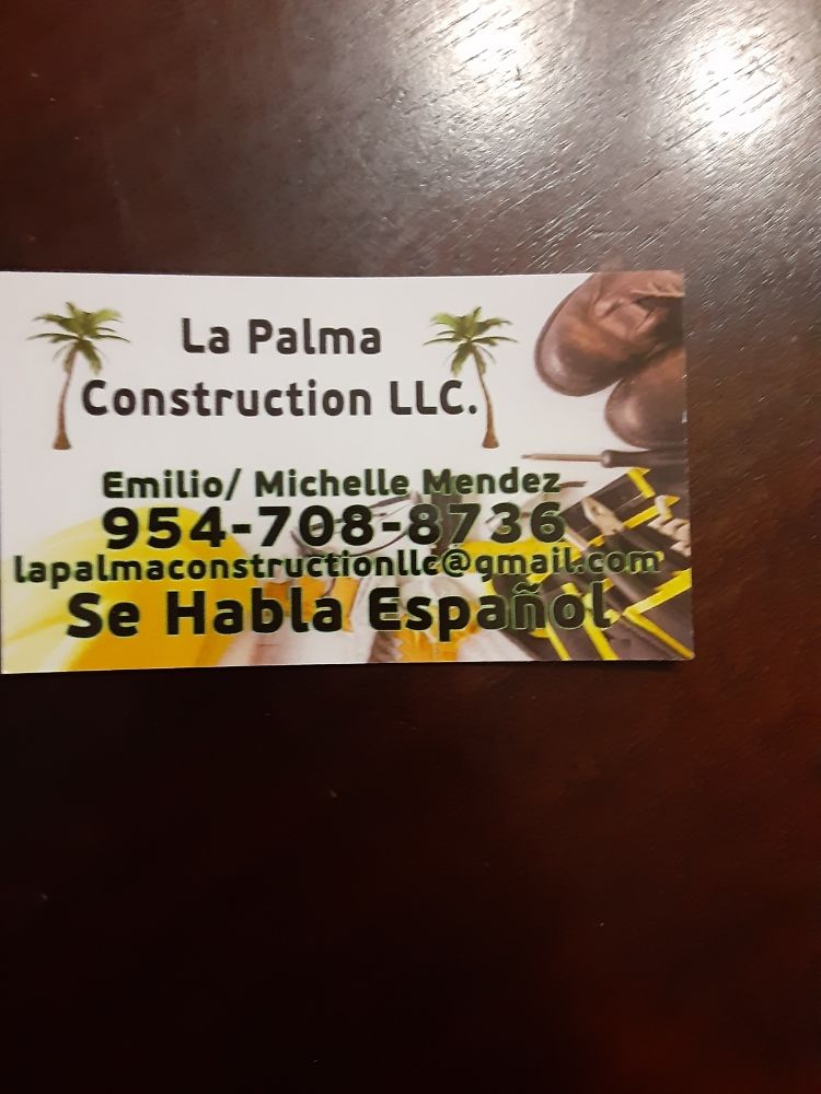 Slide of La Palma Construction