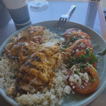 California Fish Grill - TILAPIA, cajun sauce, WHITE RICE and SEASONED TOMATO & FETA - Seafood Near Me - West Covina, California California Fish Grill - TILAPIA, cajun sauce, WHITE RICE and SEASONED TOMATO & FETA - Seafood Near Me - West Covina, California