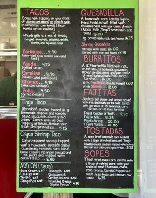 Menu photo 2 Lily's Little Mexico Chincoteague, VA