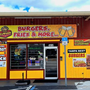 The Happy Burger - Store Front - Burgers Near Me - Tampa, Florida The Happy Burger - Store Front - Burgers Near Me - Tampa, Florida