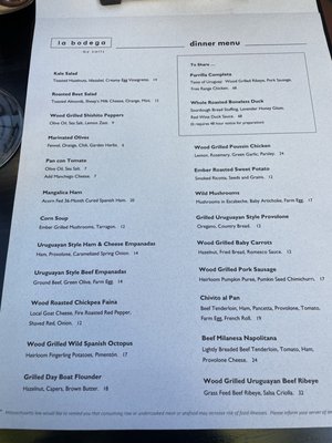 Menu photo 2 La Bodega Watertown, MA