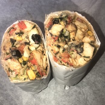 Chop Stop - Veggie wrap with corn, lettuce chicken and tomato - Salad Near Me - Las Vegas, Nevada