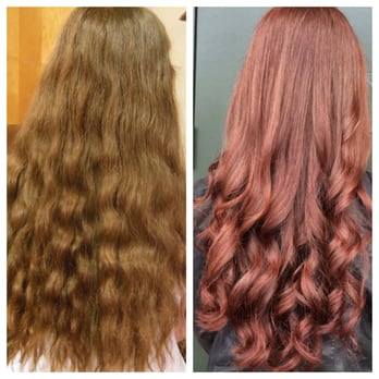 Just Hair - Hair glaze, mix of "Cherry Cola" and "Chili"- Thanks Lauren! - Hair Salons Near Me - Eugene, Oregon