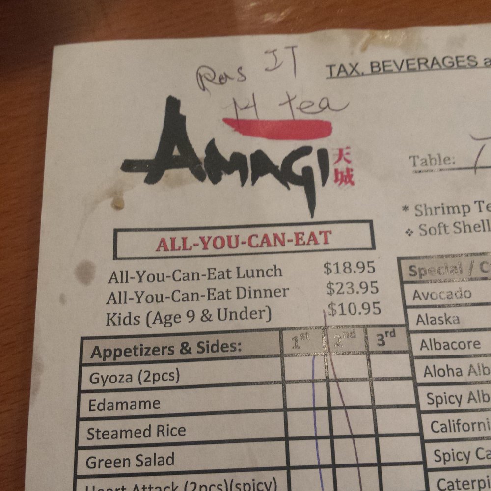 Amagi Sushi - Good price for all you can eat! - Sushi Bars Near Me - Riverside, California Amagi Sushi - Good price for all you can eat! - Sushi Bars Near Me - Riverside, California