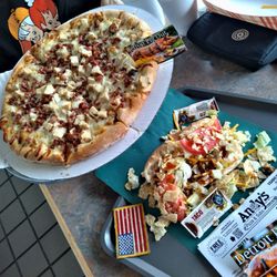 Andy's Pizza And Subs - Chicken Bacon Ranch Pizza with Taco Sub