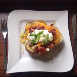 OCB's Sandwich Bar - Baked potato with bacon ! Simply amazing and 5,50€