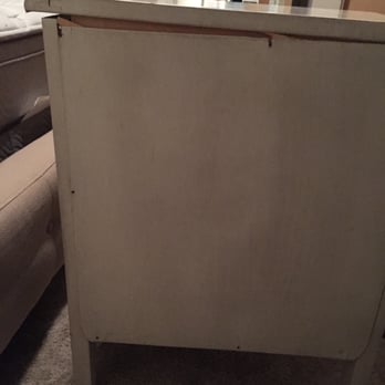 Best Price Moving and Storage - Vintage Nightstand - top ripped off of body - Movers Near Me - Chicago, Illinois