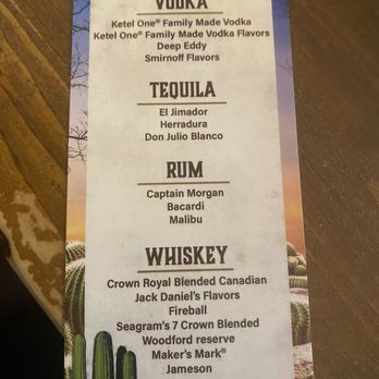 Jethro's Café and Tavern - Liquor selection - Breakfast & Brunch Near Me - Tucson, Arizona