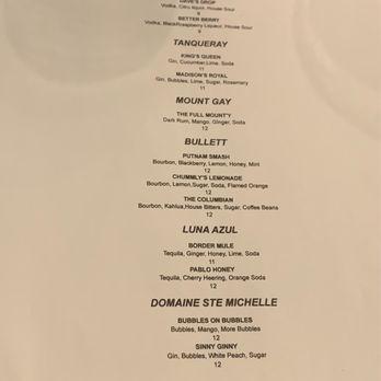 The Putnam Room - Cocktail menu - Tapas/Small Plates Near Me - Cookeville, Tennessee The Putnam Room - Cocktail menu - Tapas/Small Plates Near Me - Cookeville, Tennessee