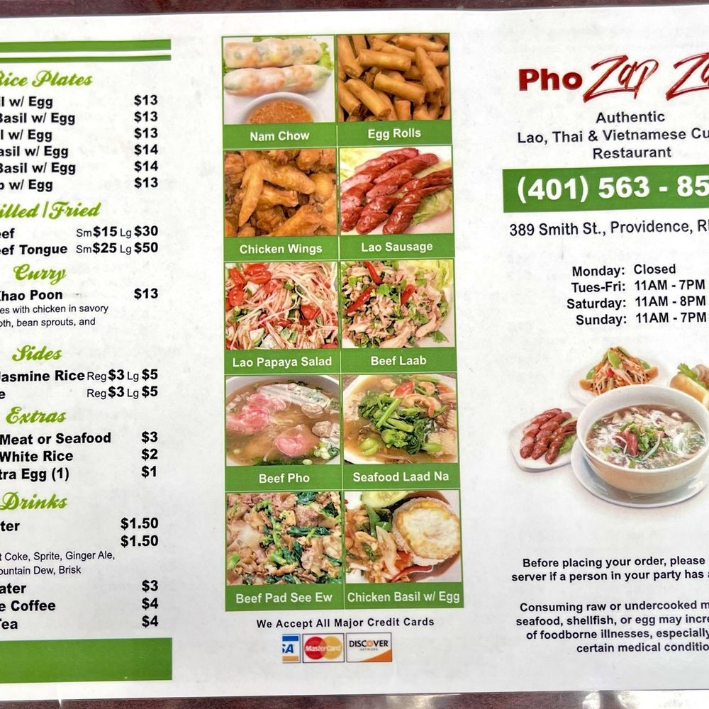 Menu front Menu front