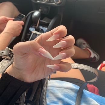 Noire Nail Bar - Ombré acrylics stiletto - Nail Salons Near Me - Sarasota, Florida Noire Nail Bar - Ombré acrylics stiletto - Nail Salons Near Me - Sarasota, Florida