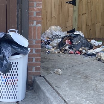 The Boulevard - Dumpster area next to entrance and this is not a one time deal .. this is consistent .. - Apartments Near Me - Mount Pleasant, South Carolina