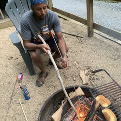 Fire pit, campsite