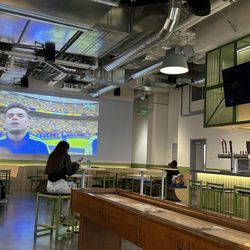 World Cup watching over lunch