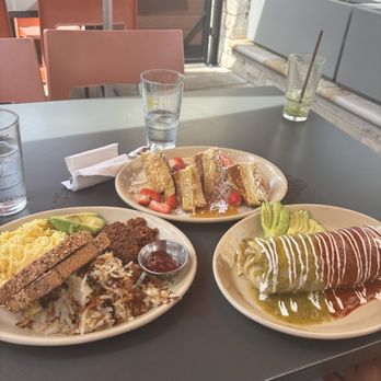 Snooze, an A.M. Eatery - The Snooze Classic*, Smothered Breakfast Burrito*, OMG French Toast - Breakfast & Brunch Near Me - Houston, Texas Snooze, an A.M. Eatery - The Snooze Classic*, Smothered Breakfast Burrito*, OMG French Toast - Breakfast & Brunch Near Me - Houston, Texas