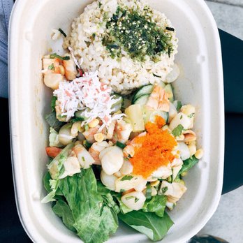 Poke Bar - a plastic container filled with food - Poke Near Me - North Vancouver, British Columbia Poke Bar - a plastic container filled with food - Poke Near Me - North Vancouver, British Columbia