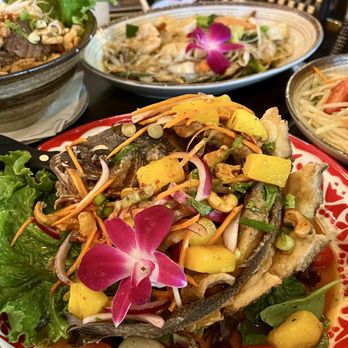 Lan Larb Chiang Mai - Mango whole fish - Thai Near Me - New York, New York