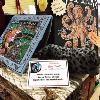 Marine Discovery Tours - Awesome Ray Troll shirts in the gift shop. - Boating Near Me - Newport, Oregon Marine Discovery Tours - Awesome Ray Troll shirts in the gift shop. - Boating Near Me - Newport, Oregon