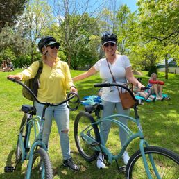 The Greenbelt with Hotel bikes. The Greenbelt with Hotel bikes.