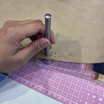 Charmed LA - Adding grommets - Arts & Crafts Near Me - Los Angeles, California Charmed LA - Adding grommets - Arts & Crafts Near Me - Los Angeles, California