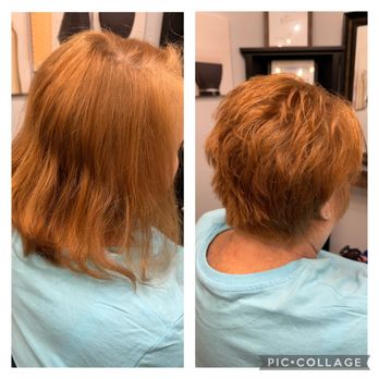 Aging Gracefully - Going shorter is the answer for fine/thin hair. - Hair Salons Near Me - Cleveland, Tennessee Aging Gracefully - Going shorter is the answer for fine/thin hair. - Hair Salons Near Me - Cleveland, Tennessee