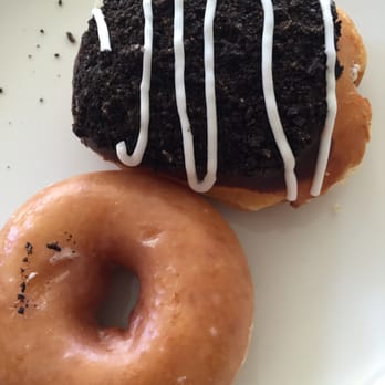 Krispy Kreme - Oreo Creme & original glazed - Donuts Near Me - Bakersfield, California Krispy Kreme - Oreo Creme & original glazed - Donuts Near Me - Bakersfield, California