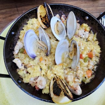 Flor Fina - Seafood paella (small) - Mediterranean Near Me - Tampa, Florida