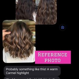 Reference photo of what I expected my hair to look like