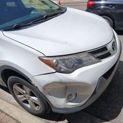 Caliber Collision - Before the repairs.