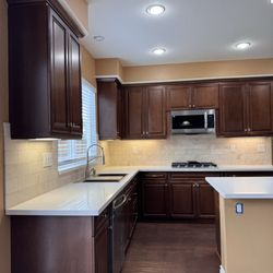 Alvarez TileWorks - Stone Subway backsplash