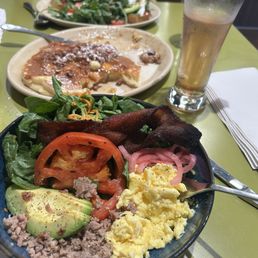 Protein BLT Bowl* , Bravocado Toast*, Sparkling with a splash. Protein BLT Bowl* , Bravocado Toast*, Sparkling with a splash.