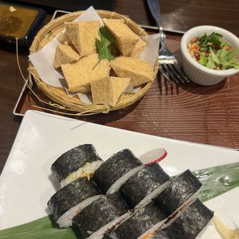 OKA Sushi - Veggie roll and Fried Tofu - Sushi Bars Near Me - Lake Worth Beach, Florida