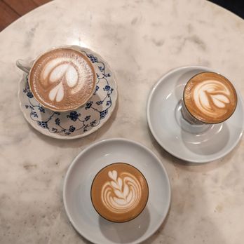 Keeper Coffee - A mocha and 2 cortados - Coffee & Tea Near Me - Portland, Oregon Keeper Coffee - A mocha and 2 cortados - Coffee & Tea Near Me - Portland, Oregon