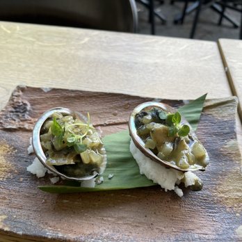 Zigu - This abalone dish in the shell was delectable. - Seafood Near Me - Honolulu, Hawaii