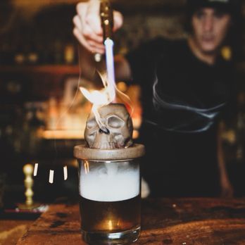 Skull & Crown Trading - Trader Noa's Old Fashioned - Tiki Bars Near Me - Honolulu, Hawaii Skull & Crown Trading - Trader Noa's Old Fashioned - Tiki Bars Near Me - Honolulu, Hawaii