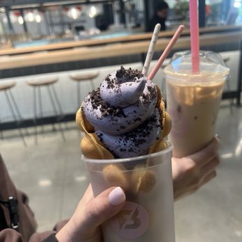 Nobibi Ice Cream - Egg puffle Icecream & Brown Sugar Late - Ice Cream & Frozen Yogurt Near Me - Eastvale, California Nobibi Ice Cream - Egg puffle Icecream & Brown Sugar Late - Ice Cream & Frozen Yogurt Near Me - Eastvale, California