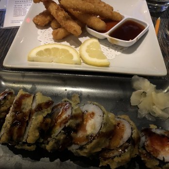 Sushiholic Arcadia - Sweet thang and calamari. Delicious, but calamari were eggs per like fish stix? Hmmm - Sushi Bars Near Me - Phoenix, Arizona Sushiholic Arcadia - Sweet thang and calamari. Delicious, but calamari were eggs per like fish stix? Hmmm - Sushi Bars Near Me - Phoenix, Arizona