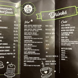 Menu - lots of fresh baked goods, delicious coffee & more Menu - lots of fresh baked goods, delicious coffee & more