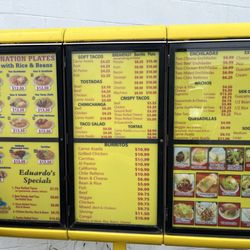 Eduardo’s Taco Shop - Drive through Menu