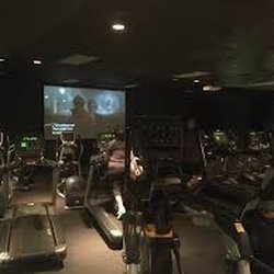 Fitness 2000 - THIS IS A REAL CARDIO THEATER. THIS PLACE LIES ON THEIR POST CARDS ABOUT HAVING ONE.