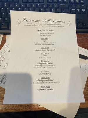 Menu photo 8 Ristorante DellaSantina Sevierville, TN Menu photo 8 Ristorante DellaSantina Sevierville, TN