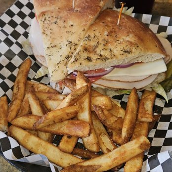 Uncle Vinny's Pizza & BBQ - The famous turkey sandwich with fries. Was pretty good. - Pizza Near Me - Portland, Oregon Uncle Vinny's Pizza & BBQ - The famous turkey sandwich with fries. Was pretty good. - Pizza Near Me - Portland, Oregon