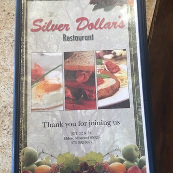 Silver Dollar - Front of menu - American Near Me - Eldon, Missouri