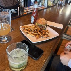 The Atlantic Crossing - Burger with fries